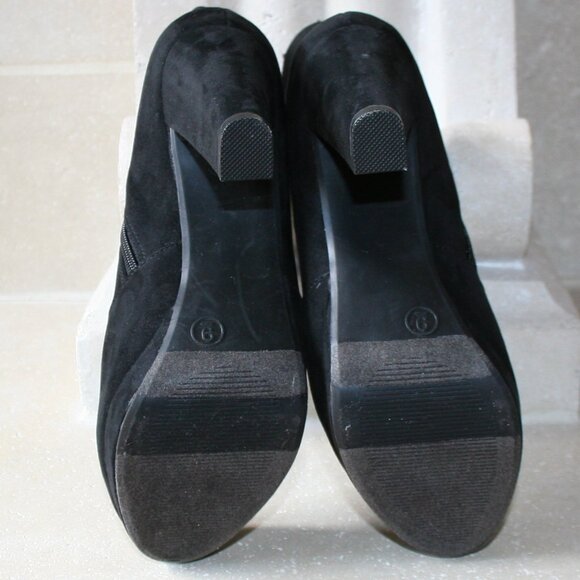 Mossimo Supply Co. Black Suede /Julianna Platform Boot Size 9 - Picture 7 of 11